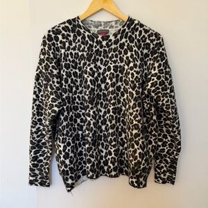 Vince Camuto Leopard Print Sweater
